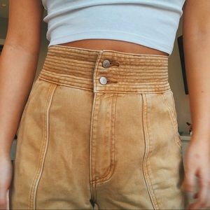 Urban BDG high waist mustard pants